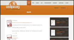 Desktop Screenshot of data.oedipe.org